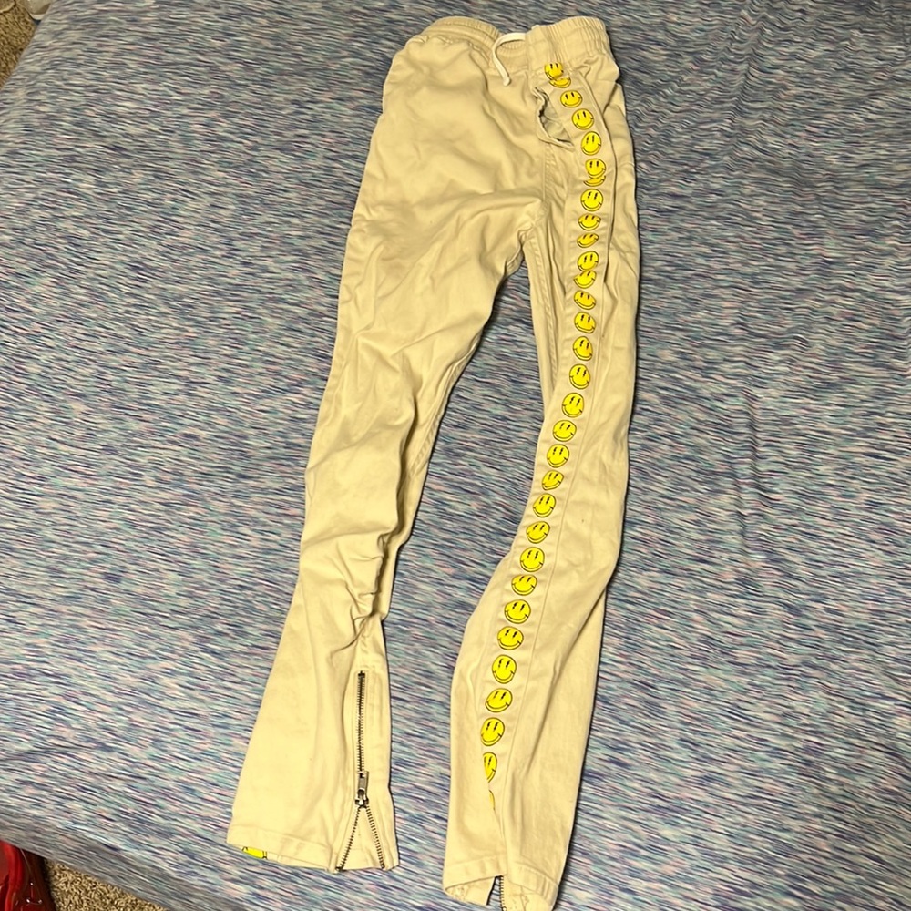 Lightning smiley pants